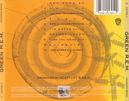 R.E.M. - Green - CD