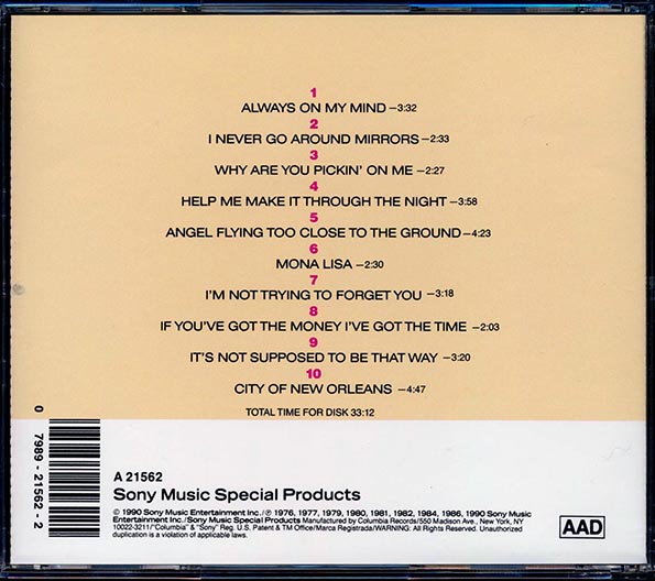 Willie Nelson - Yours Always - CD