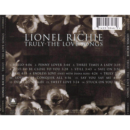 Lionel Richie - Truly The Love Songs - Used CD - The CD Exchange