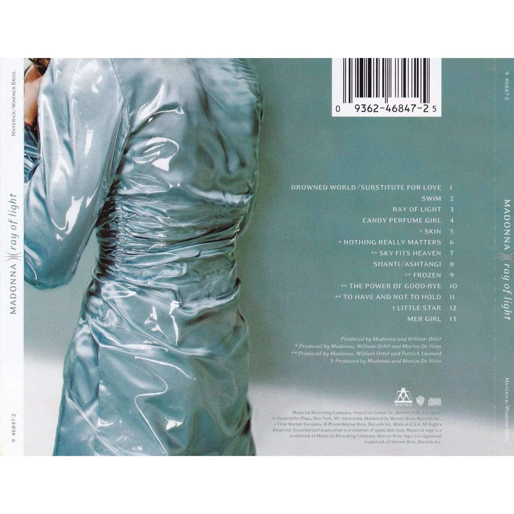Madonna - Ray Of Light - CD