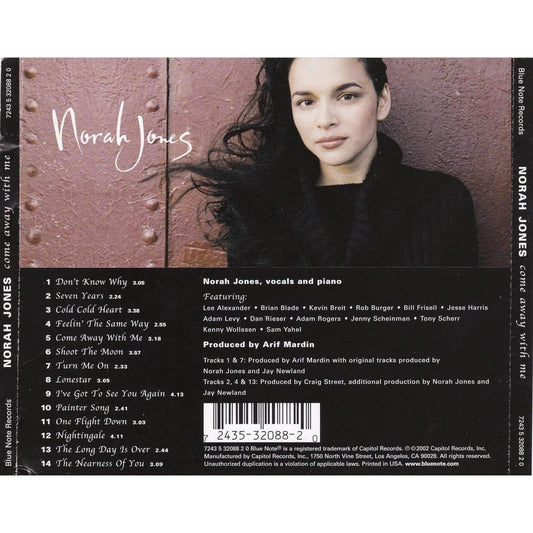 Norah Jones - Come Away With Me - CD