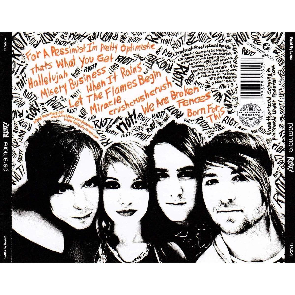 Paramore - Riot! - CD