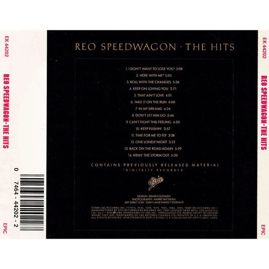 REO Speedwagon - The Hits - CD