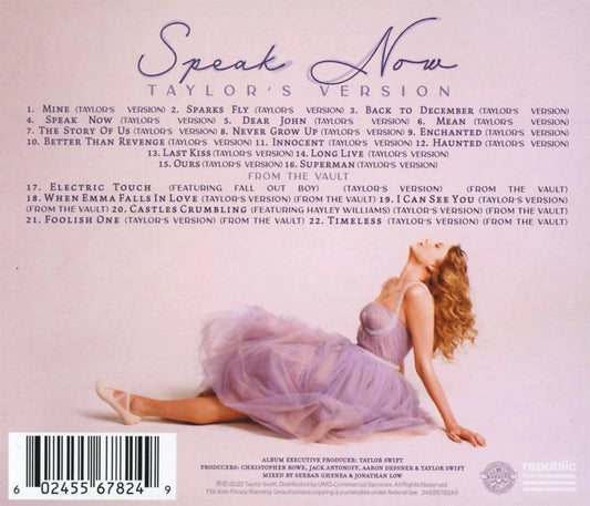 Taylor Swift - Speak Now (Taylor’s Version) - CD