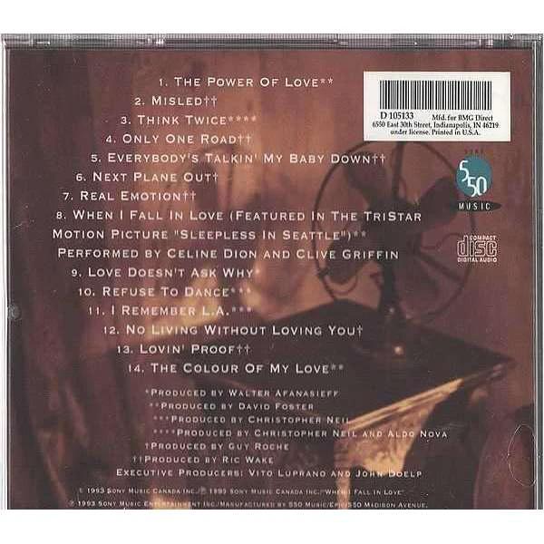 Celine Dion - The Colour Of My Love - Used CD