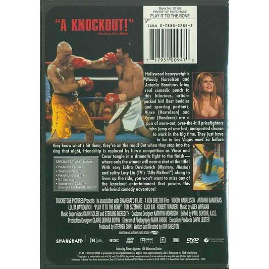 DVD - Play It To The Bone Movie Woody Harrelson