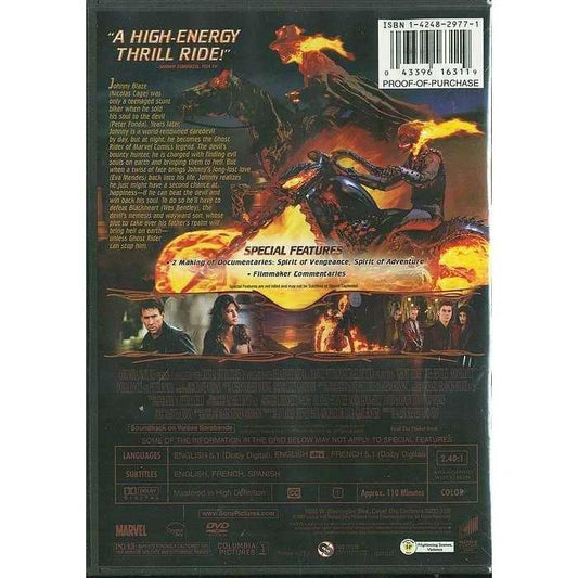 DVD - Ghost Rider Nicolas Cage (Widescreen)