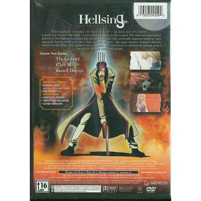 DVD - Hellsing Vol.1: Impure Souls