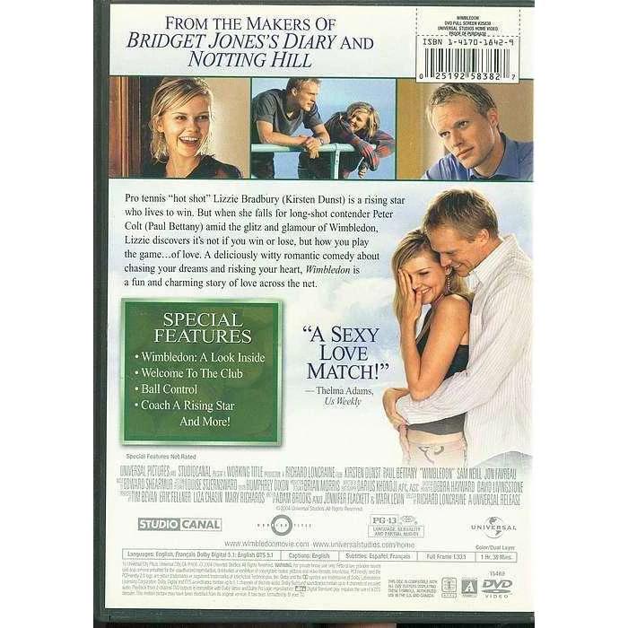 DVD - Wimbledon (Fullscreen) - Used