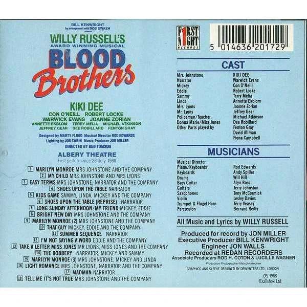 Soundtrack - Blood Brothers - CD