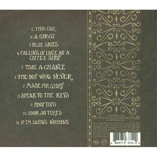 Landon Pigg - The Boy Who Never - CD