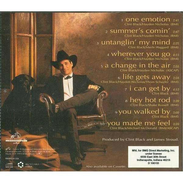 Clint Black - One Emotion - CD
