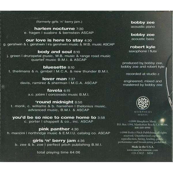 Zee / Zoe / Kyle - Standards In The Key Of Cool - CD