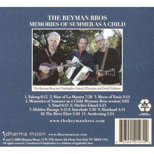 Beyman Bros - Memories Of Summer As A Child - CD