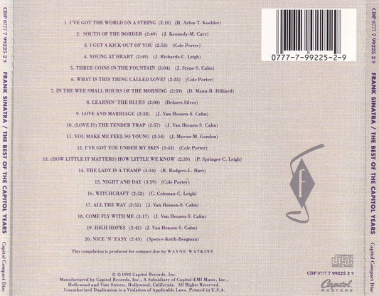 Frank Sinatra - The Best of the Capitol Years - CD,CD,The CD Exchange