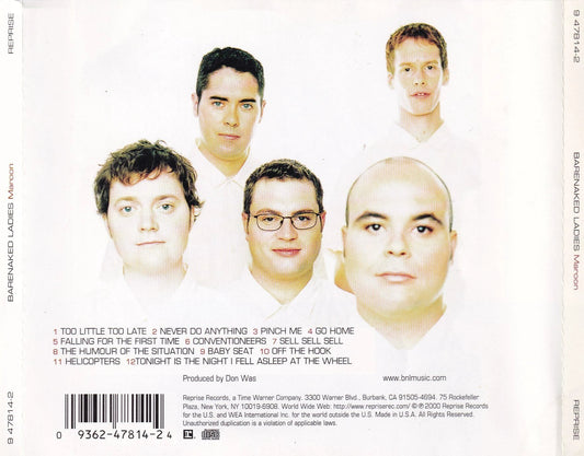 Barenaked Ladies - Maroon - CD - The CD Exchange