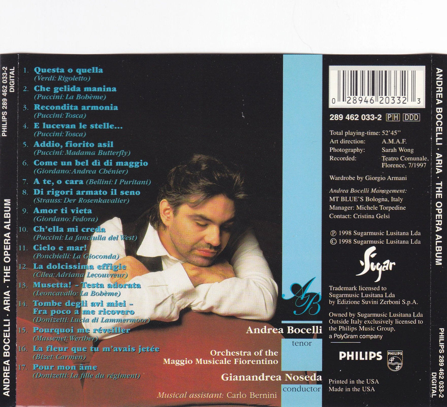 Andrea Bocelli - Aria: The Opera Album - CD