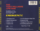 Tony Williams Lifetime - Emergency! - CD,CD,The CD Exchange