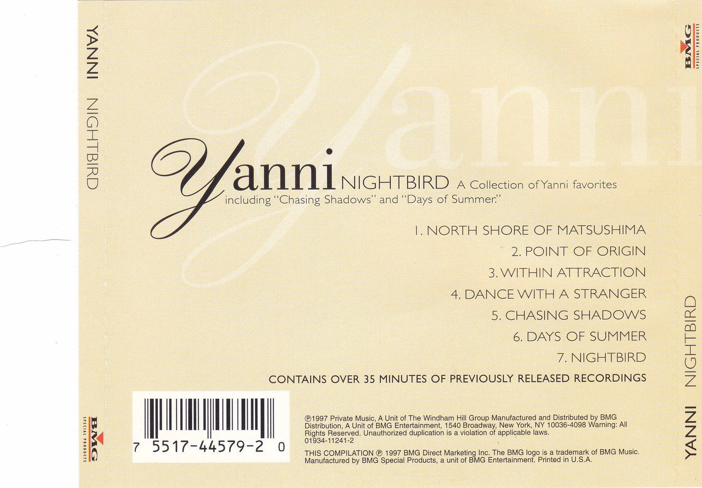 Yanni - Nightbird - CD,CD,The CD Exchange