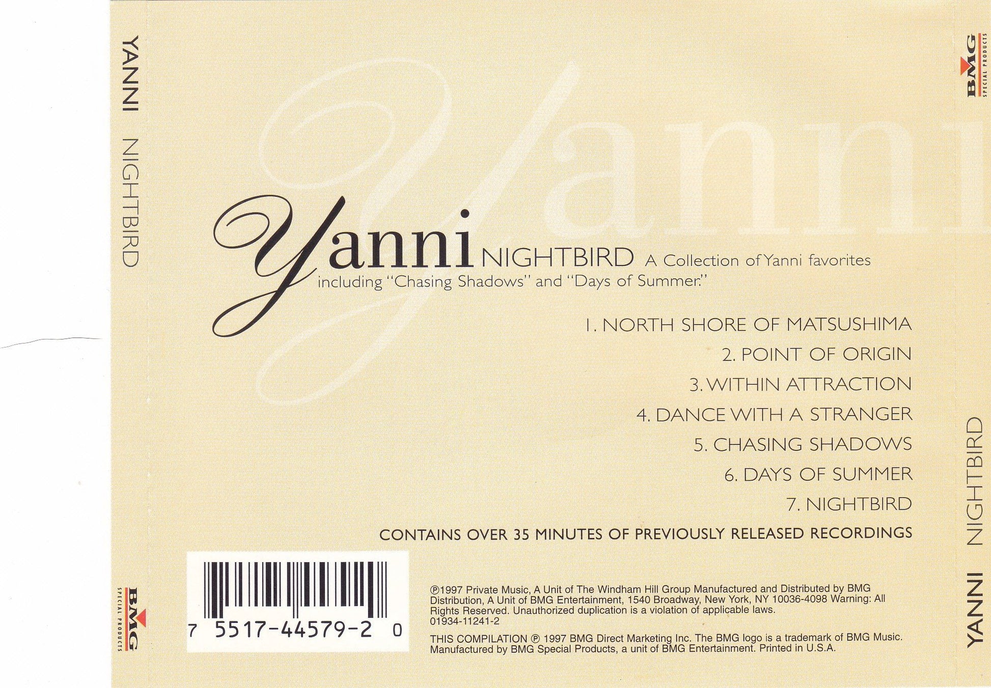 Yanni - Nightbird - CD,CD,The CD Exchange