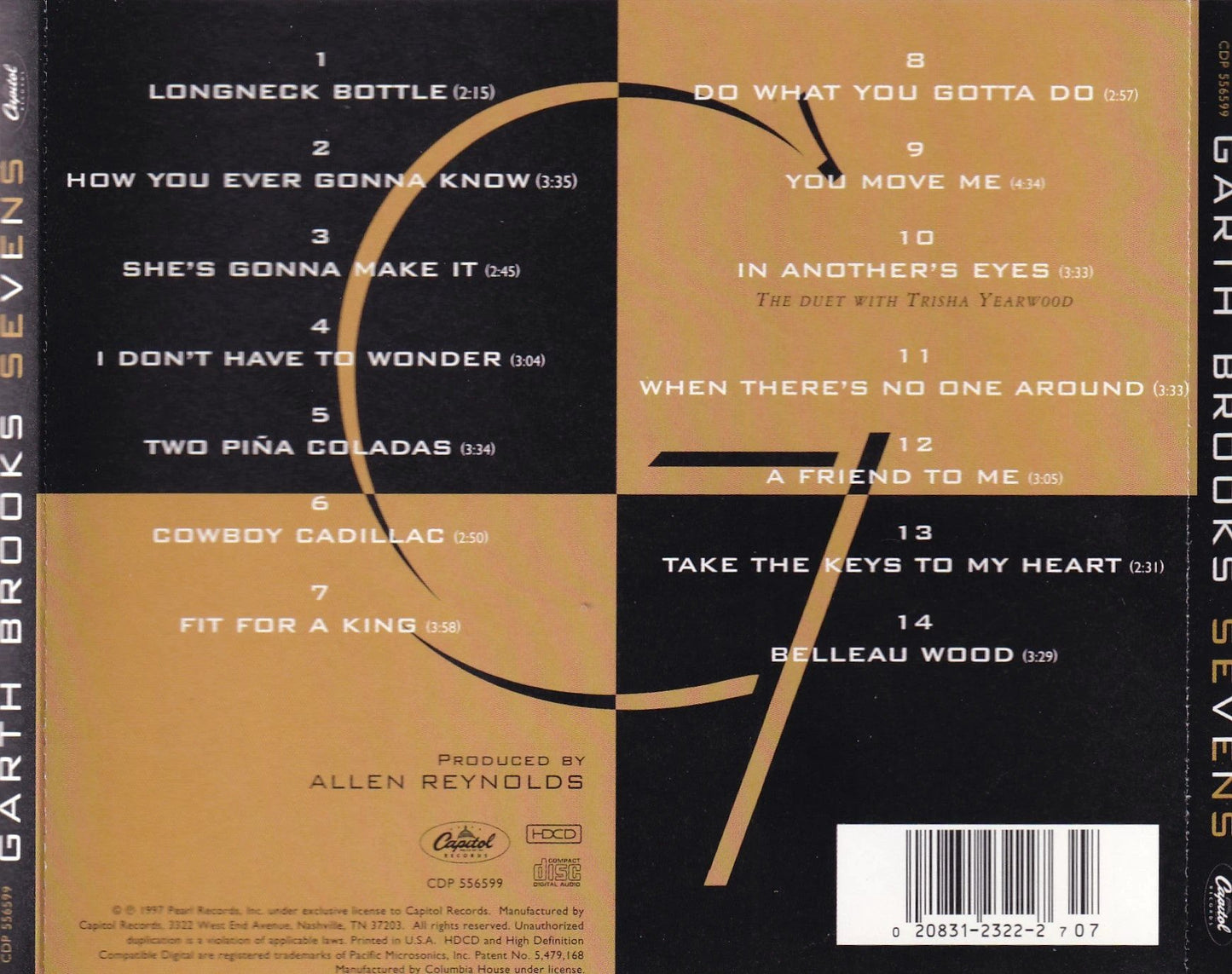Garth Brooks - Sevens - CD