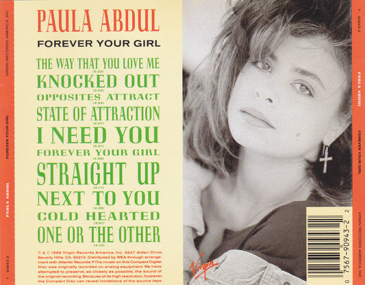 Paula Abdul - Forever Your Girl - CD