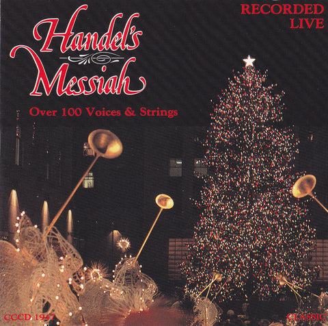 George Frideric Handel - Handel's Messiah Over 100 Voices & Strings Recorded Live - CD,CD,The CD Exchange