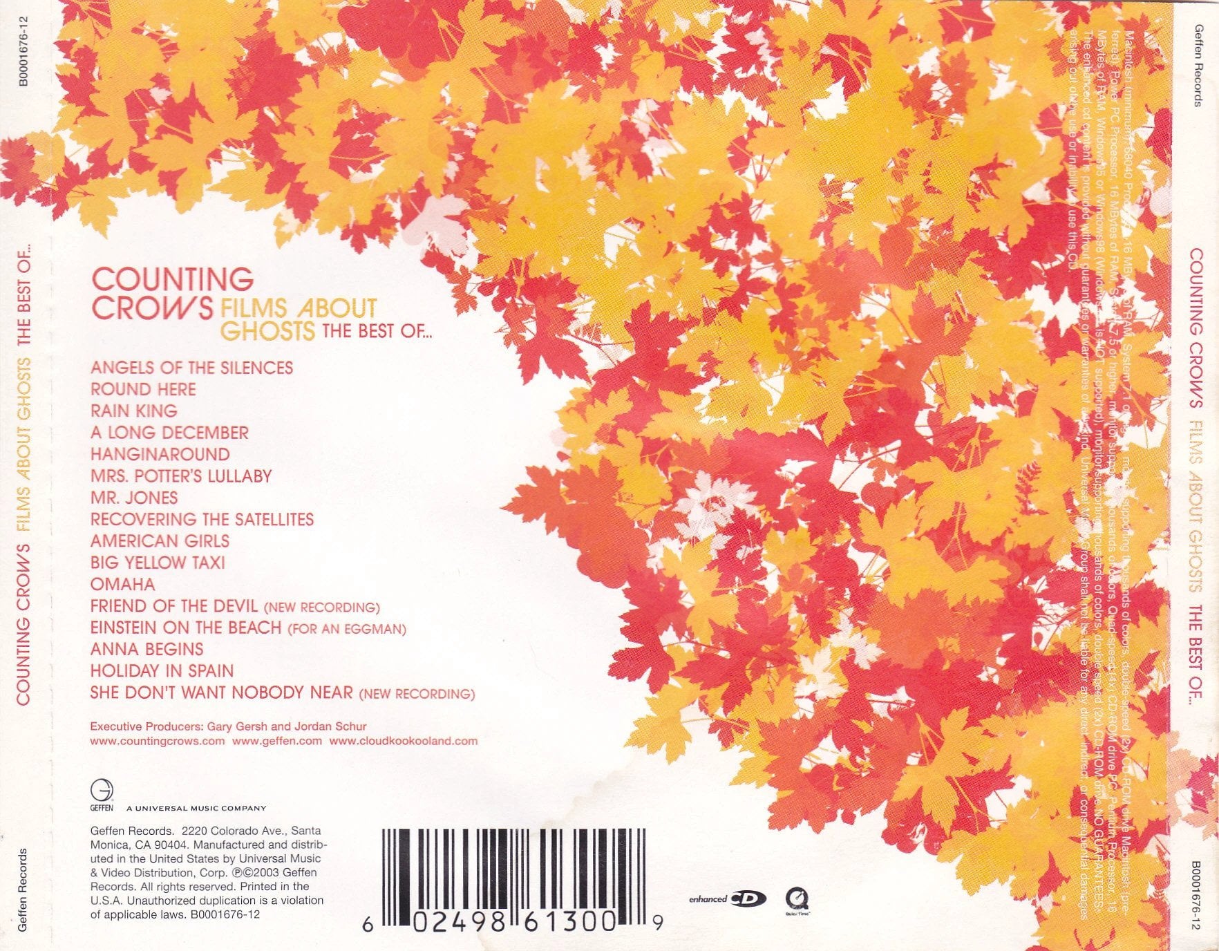 Counting Crows - Films About Ghosts: The Best Of... - CD,CD,The CD Exchange