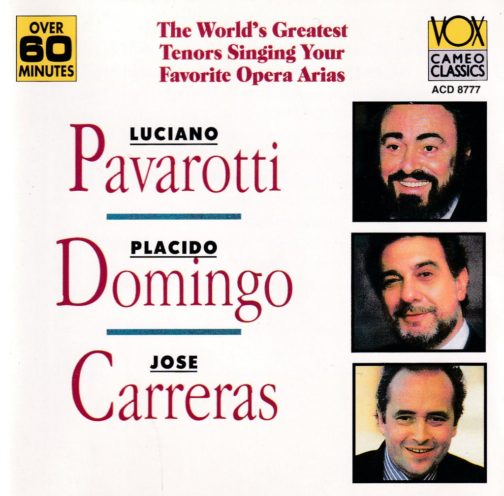 Jose Carreras, Placido Domingo, Luciano Pavarotti - Carreras, Domingo, Pavarotti - CD - The CD Exchange