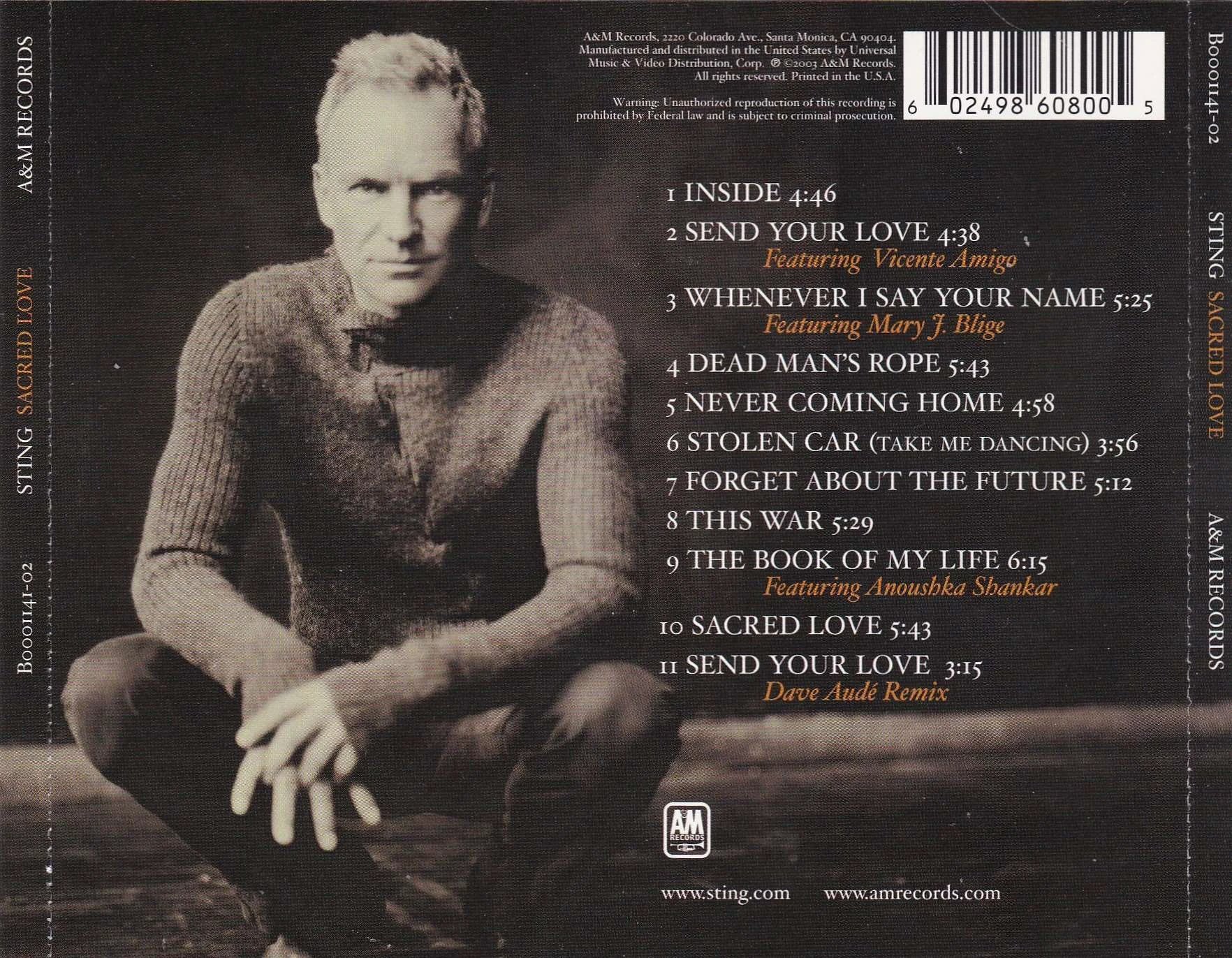 Sting - Sacred Love - CD,CD,The CD Exchange