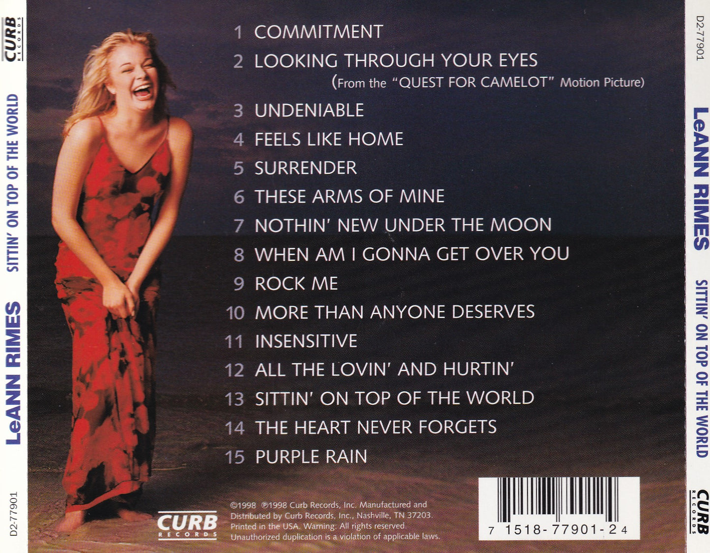 LeAnn Rimes - Sittin' On Top Of The World - CD