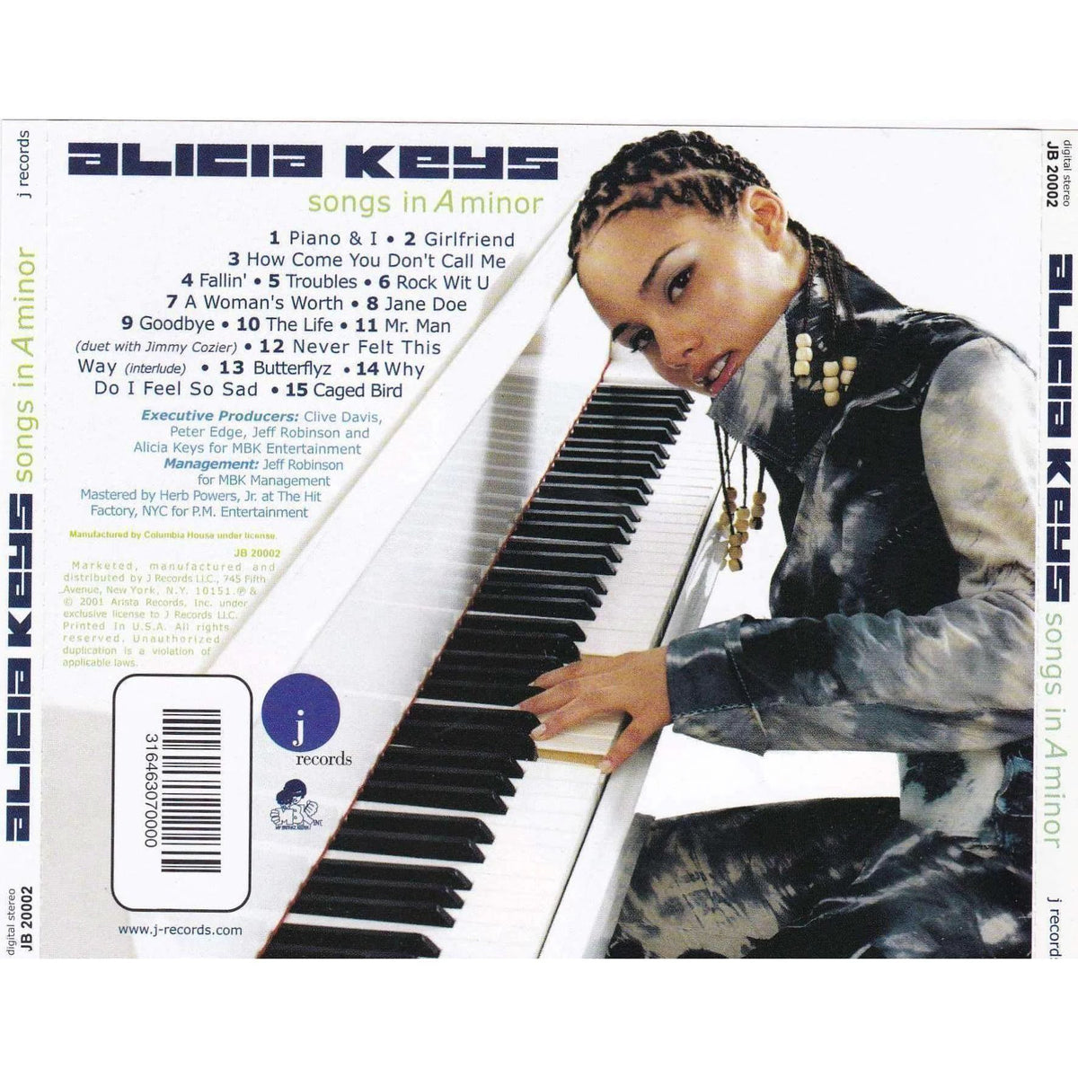 Alicia Keys - Songs in A Minor - Used CD