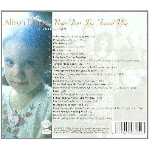 Alison Krauss - Now That I've Found You: A Collection - Used CD - The CD Exchange