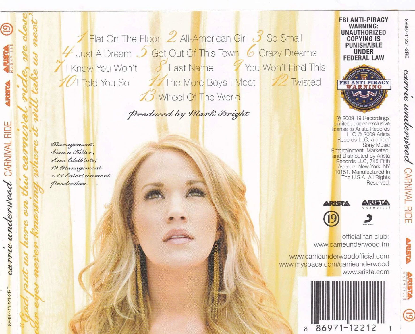 Carrie Underwood - Carnival Ride - CD