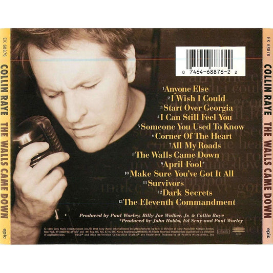 Collin Raye - The Walls Came Down - Country Music CD