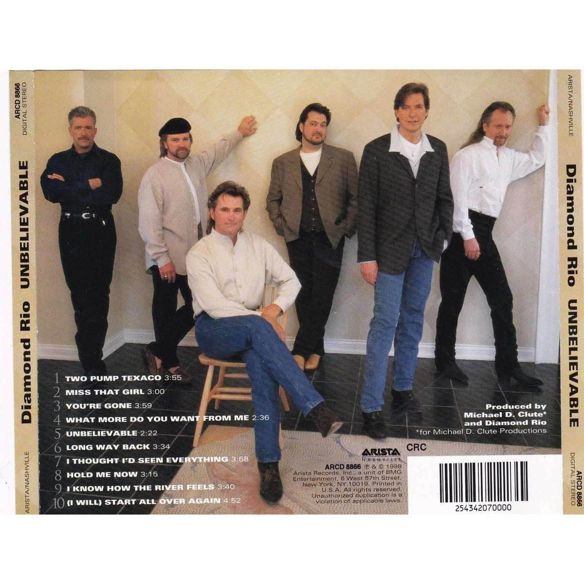 Diamond Rio Country Cd Diamond Rio - Unbelievable - Used Country Music CD – The CD Exchange