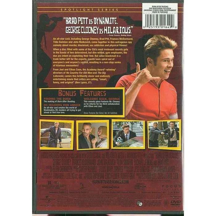 DVD - Burn After Reading - Used
