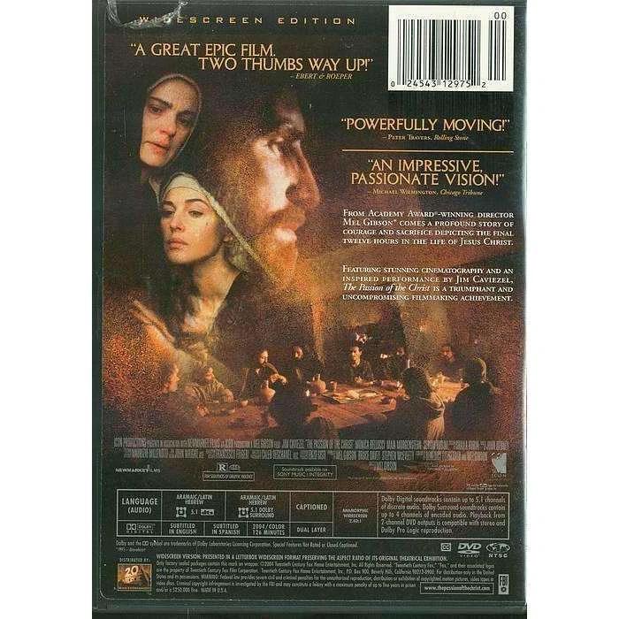 DVD - Passion Of The Christ (Widescreen)