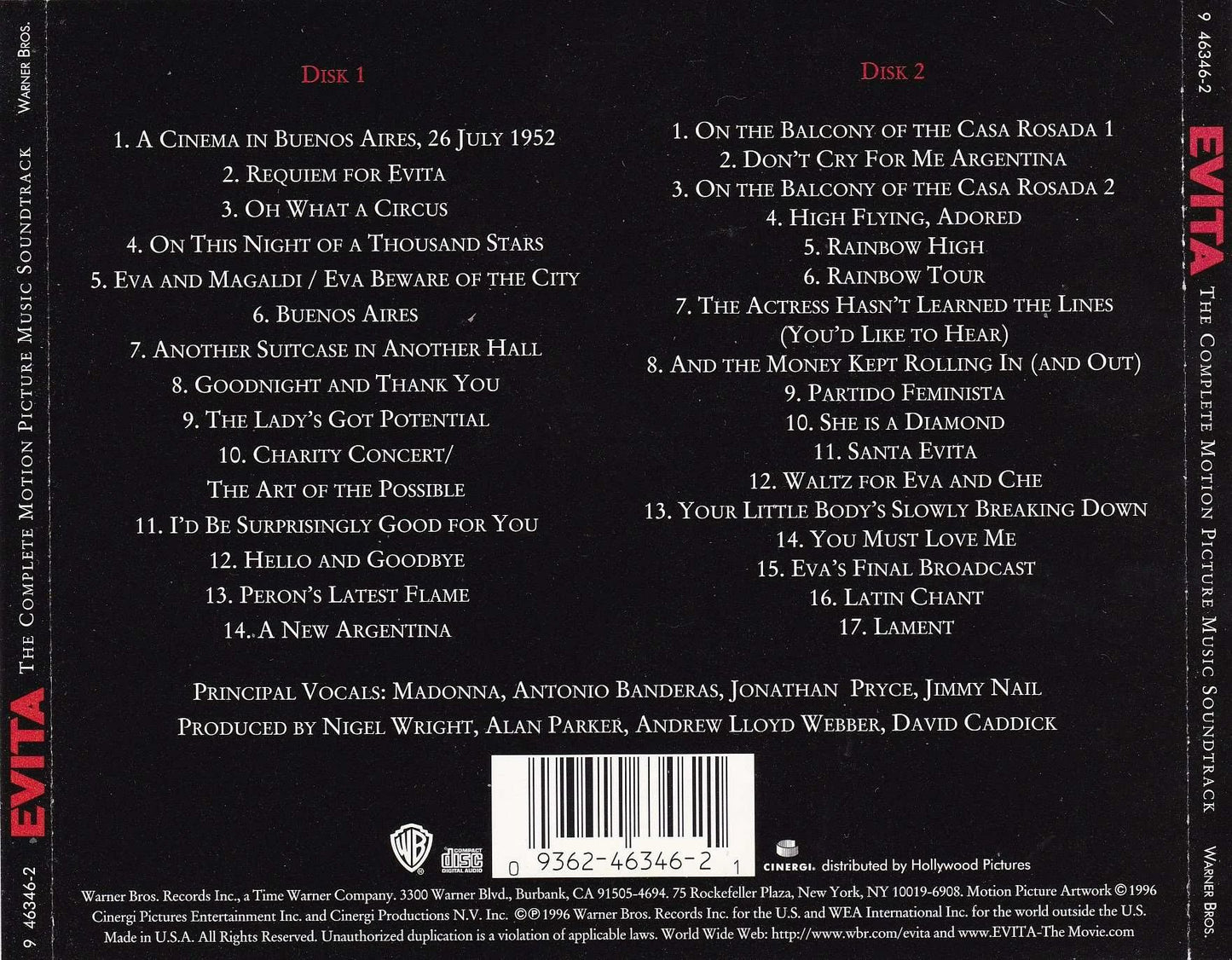 Soundtrack - Evita - 2 CD
