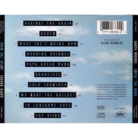 Garth Brooks - Ropin' The Wind - CD