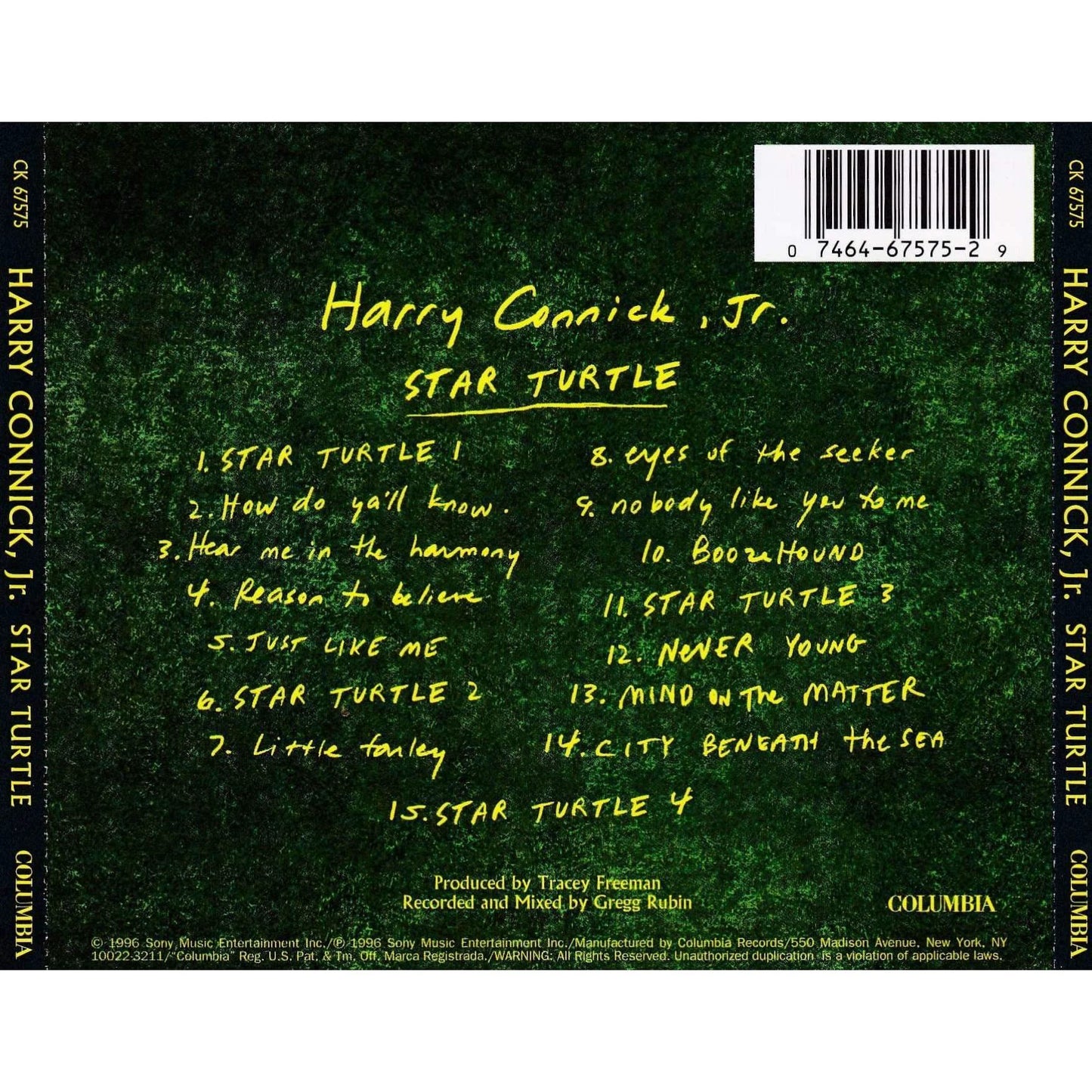 Harry Connick Jr. - Star Turtle - Music CD