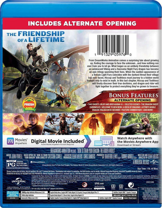 How to Train Your Dragon: The Hidden World - Blu-ray