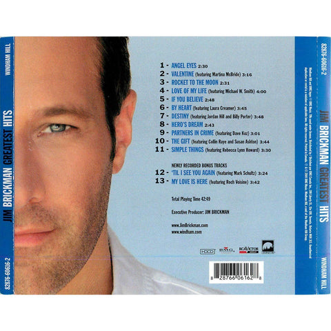 Jim Brickman - Greatest Hits - Used CD - The CD Exchange