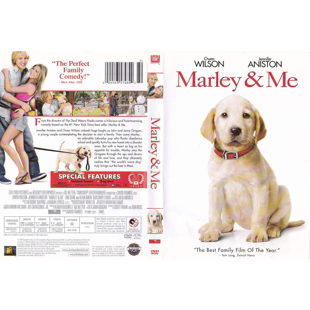 DVD - Marley and Me - The CD Exchange