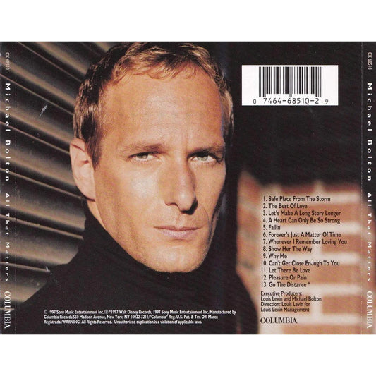 Michael Bolton - All That Matters - Used Music CD