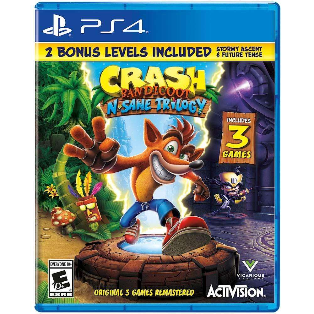 PlayStation 4 - Crash Bandicoot N. Sane Trilogy - New Video Game - The CD Exchange