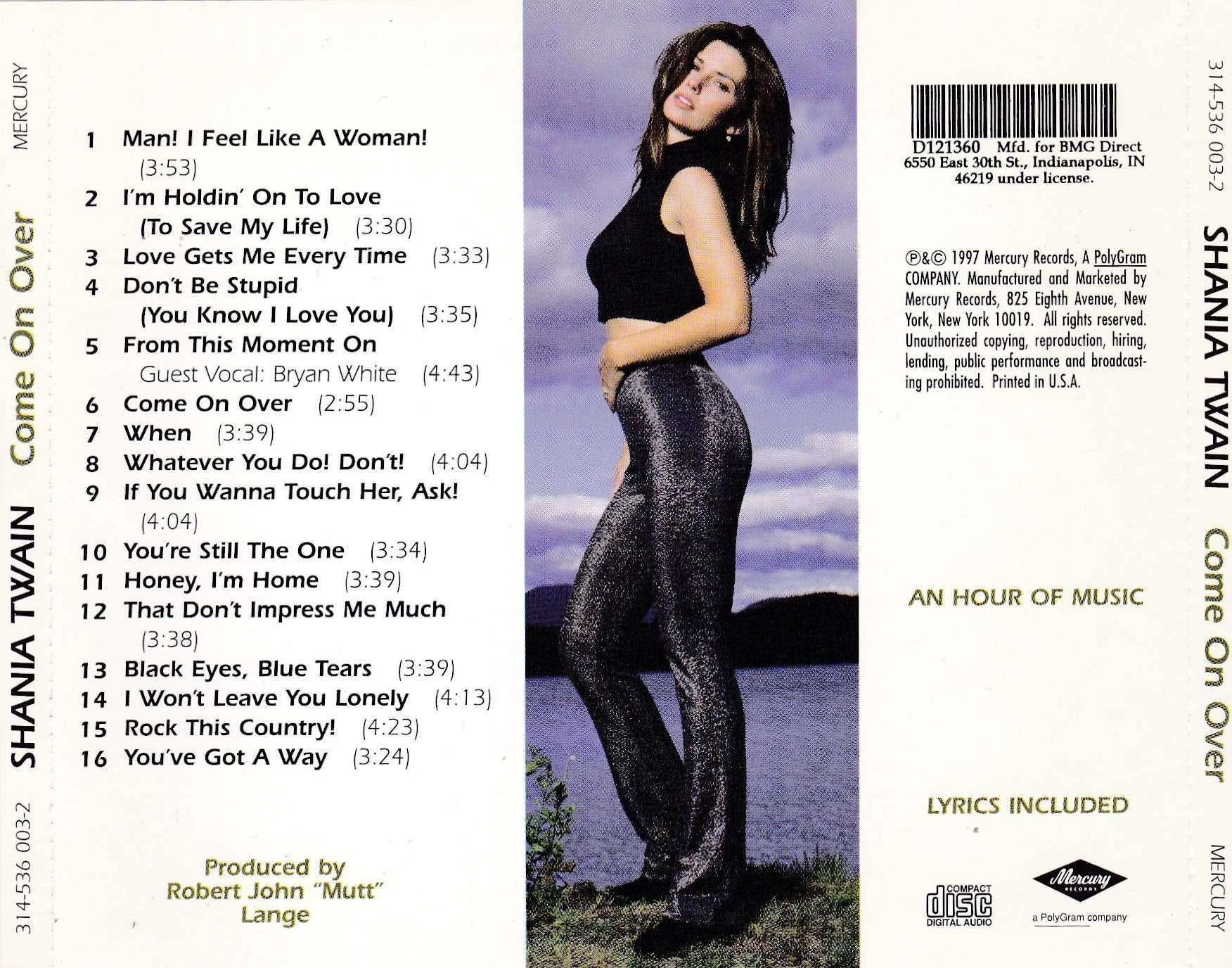 Shania Twain - Come On Over - Music CD