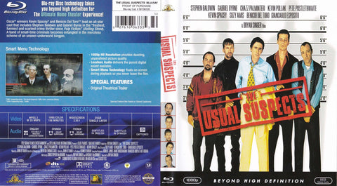 The Usual Suspects - Blu-ray Movie - The CD Exchange