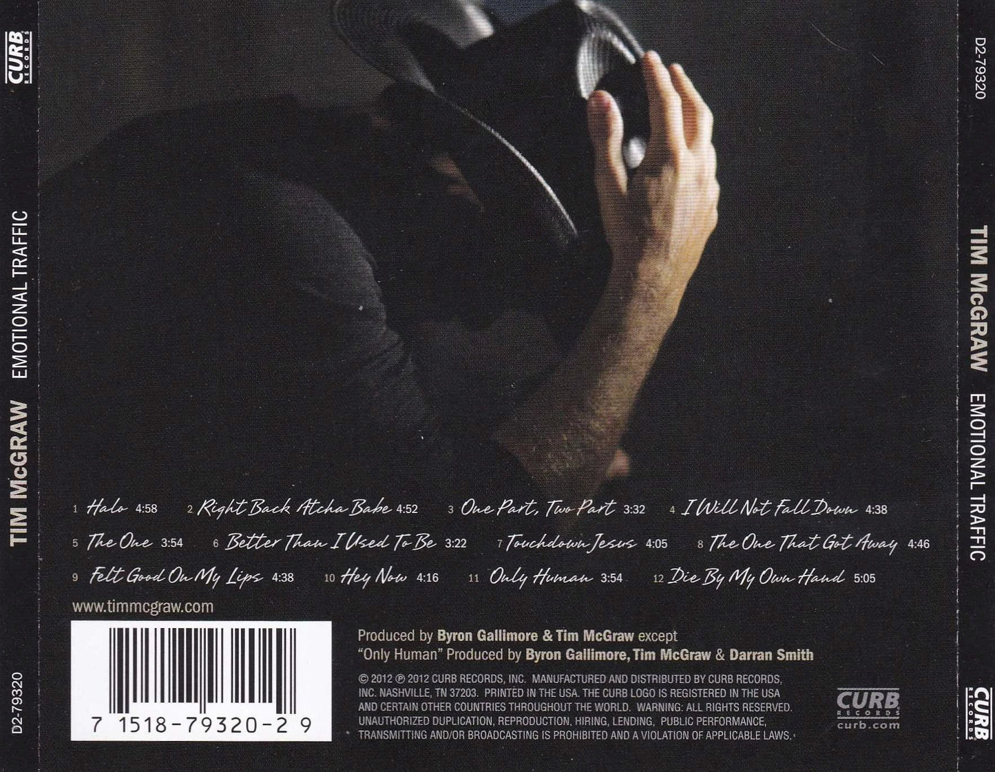 Tim McGraw - Emotional Traffic - CD - The CD Exchange