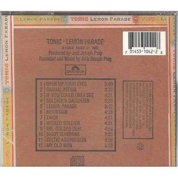 Tonic - Lemon Parade - Used CD - The CD Exchange